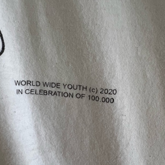 Limited edition World Wide Youth 2020 100K tshirt - Picture 4 of 5